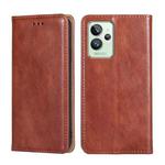 For OPPO Realme GT2 Pro Pure Color Magnetic Leather Phone Case(Brown)