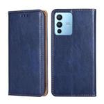 For vivo S12 Pro 5G / V23 Pro Pure Color Magnetic Leather Phone Case(Blue)