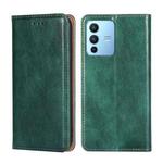 For vivo S12 Pro 5G / V23 Pro Pure Color Magnetic Leather Phone Case(Green)