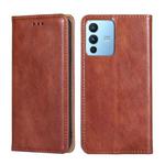 For vivo S12 Pro 5G / V23 Pro Pure Color Magnetic Leather Phone Case(Brown)