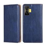 For Xiaomi Poco F4 GT / Redmi K50 Gaming Pure Color Magnetic Leather Phone Case(Blue)