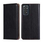 For Xiaomi Redmi Note 11S / Note 11 4G Global Pure Color Magnetic Leather Phone Case(Black)