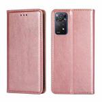For Xiaomi Redmi Note 11 Pro 4G / 5G Global Pure Color Magnetic Leather Phone Case(Rose Gold)