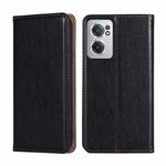 For OnePlus Nord CE 2 5G Pure Color Magnetic Leather Phone Case(Black)