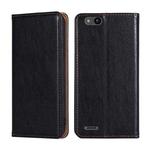 For ZTE Tempo X / Vantage Z839 / N9137 Pure Color Magnetic Leather Phone Case(Black)