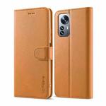 For Xiaomi 12 Lite LC.IMEEKE Calf Texture Leather Phone Case(Brown)