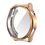 For Huawei Watch GT3 Pro 46mm Electroplating Full Coverage TPU Watch Case(Rose Gold)