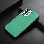 For Samsung Galaxy A23 4G FaletteTexture PU+TPU+PC Shockproof Phone Case(Green)