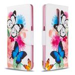 For Xiaomi Redmi K30 Colored Drawing Pattern Horizontal Flip Leather Case with Holder & Card Slots & Wallet(Butterfly)
