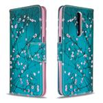 For Xiaomi Redmi K30 Colored Drawing Pattern Horizontal Flip Leather Case with Holder & Card Slots & Wallet(Plum Blossom)