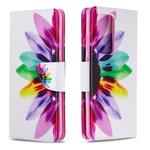 For Huawei P40 Pro Colored Drawing Pattern Horizontal Flip Leather Case with Holder & Card Slots & Wallet(Sun Flower)