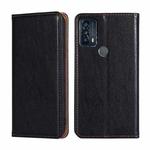 For TCL 20B 6159K Pure Color Magnetic Leather Phone Case(Black)