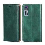 For TCL 30 5G / 30+ 5G Pure Color Magnetic Leather Phone Case(Green)