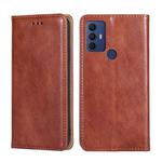 For TCL 305 / 30 SE / 306 Pure Color Magnetic Leather Phone Case(Brown)