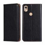 For Kyocera KY-51B Pure Color Magnetic Leather Phone Case(Black)