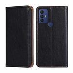 For Sharp Aquos V6 / V6 Plus Pure Color Magnetic Leather Phone Case(Black)