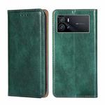 For vivo iQOO 9 5G Pure Color Magnetic Leather Phone Case(Green)