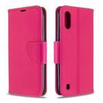 For Xiaomi Redmi K30 Litchi Texture Pure Color Horizontal Flip PU Leather Case with Holder & Card Slots & Wallet & Lanyard(Rose Red)