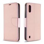 For Xiaomi Redmi K30 Litchi Texture Pure Color Horizontal Flip PU Leather Case with Holder & Card Slots & Wallet & Lanyard(Rose Gold)