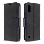 For Xiaomi Redmi K30 Litchi Texture Pure Color Horizontal Flip PU Leather Case with Holder & Card Slots & Wallet & Lanyard(Black)