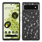For Google Pixel 7 / 7 Pro Glitter Powder Shockproof TPU Phone Case(Black)