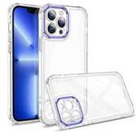 Transparent Acrylic Space Phone Case For iPhone 12 Pro Max(Purple)