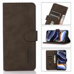 For Nokia C21 Plus KHAZNEH Matte Texture Leather Phone Case(Brown)