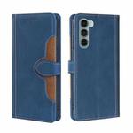 For Motorola Moto G200 5G/Edge S30 Stitching Skin Feel Magnetic Buckle Horizontal Flip PU Leather Case(Blue)