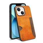 For iPhone 13 mini KSQ Calf Texture All-inclusive PU Phone Case (Orange)