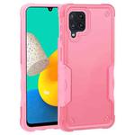For Samsung Galaxy M32 / M22 / M21 Non-slip Armor Phone Case(Pink)