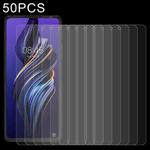 50 PCS 0.26mm 9H 2.5D Tempered Glass Film For Tecno Pova 3