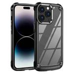 For iPhone 14 Pro Max TPU + PC Lens Protection Phone Case (Black)