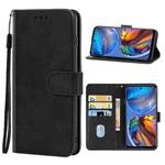 For Motorola Moto E32s Leather Phone Case(Black)