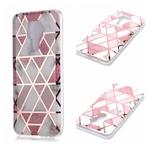 For Huawei Mate 30 Lite / nova 5i Pro Plating Marble Pattern Soft TPU Protective Case(Pink)