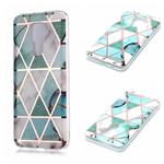 For Huawei Mate 30 Lite / nova 5i Pro Plating Marble Pattern Soft TPU Protective Case(Green White)
