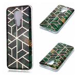 For Huawei Mate 30 Lite / nova 5i Pro Plating Marble Pattern Soft TPU Protective Case(Green)