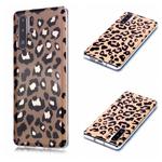 For Huawei P30 Pro Plating Marble Pattern Soft TPU Protective Case(Leopard)