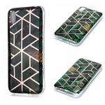 For Huawei Y5 (2019) Plating Marble Pattern Soft TPU Protective Case(Green)