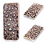 For Huawei Y5 (2019) Plating Marble Pattern Soft TPU Protective Case(Leopard)
