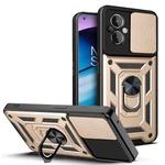 For OnePlus Nord N20 5G Sliding Camera Cover Design TPU + PC Phone Case(Gold)