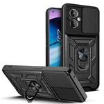For OnePlus Nord N20 5G Sliding Camera Cover Design TPU + PC Phone Case(Black)