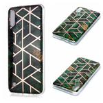 For Galaxy A10 / M10 Plating Marble Pattern Soft TPU Protective Case(Green)