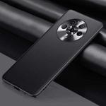 For Honor Magic4 Plain Skin Leather Phone Case(Black)