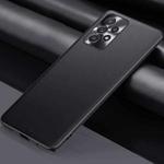 For Samsung Galaxy A53 5G Plain Skin Leather Phone Case(Black)