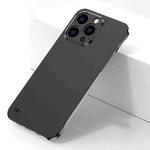 For iPhone 11 Pro Electroplating Frosted Frameless Phone Case (Black)