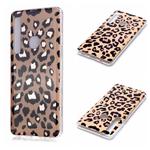 For Galaxy A9 (2018) / A9s Plating Marble Pattern Soft TPU Protective Case(Leopard)