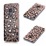 For Galaxy S9 Plating Marble Pattern Soft TPU Protective Case(Leopard)