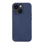 For iPhone 14 Liquid Silicone Phone Case (Midnight Blue)