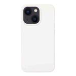 For iPhone 14 Plus Liquid Silicone Phone Case  (White)