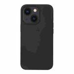 For iPhone 14 Plus Liquid Silicone Phone Case  (Black)